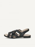 Caprice Sandale - Schwarzes Nappaleder