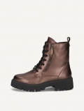 Caprice Stiefelette - Dunkelbraunes Metallic