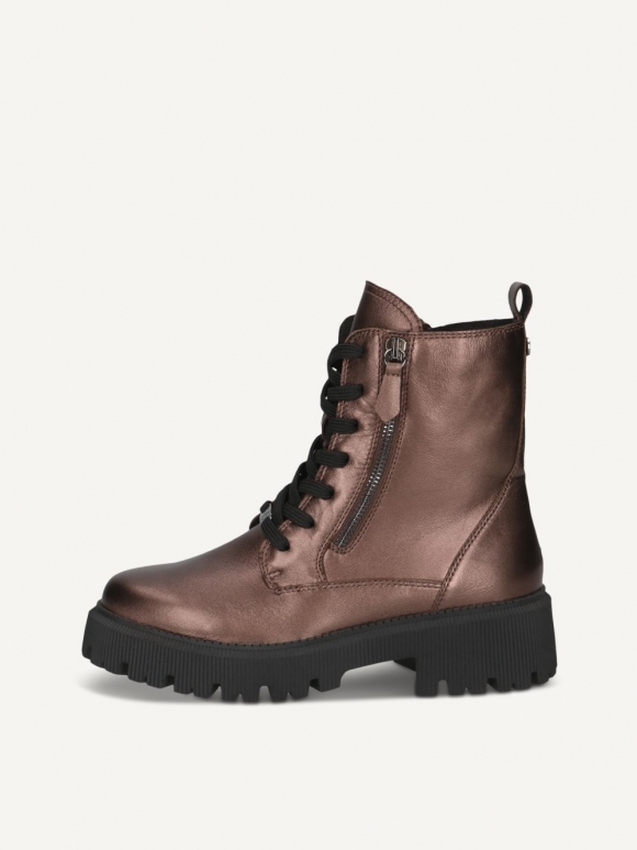 Caprice Stiefelette - Dunkelbraunes Metallic