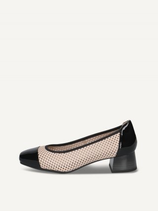 Caprice Pumps - Beige/Schwarz