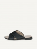 Caprice Pantolette - Schwarzes Nappaleder