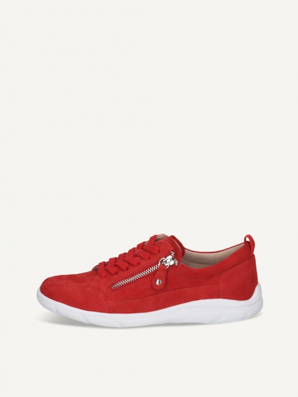Caprice Sneaker - Rotes Wildleder