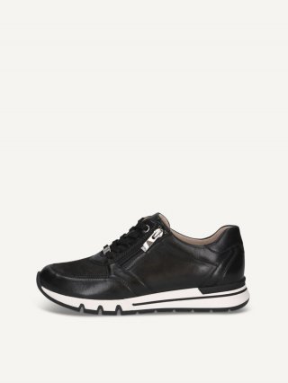 Caprice Sneaker - Schwarzer Kammleder