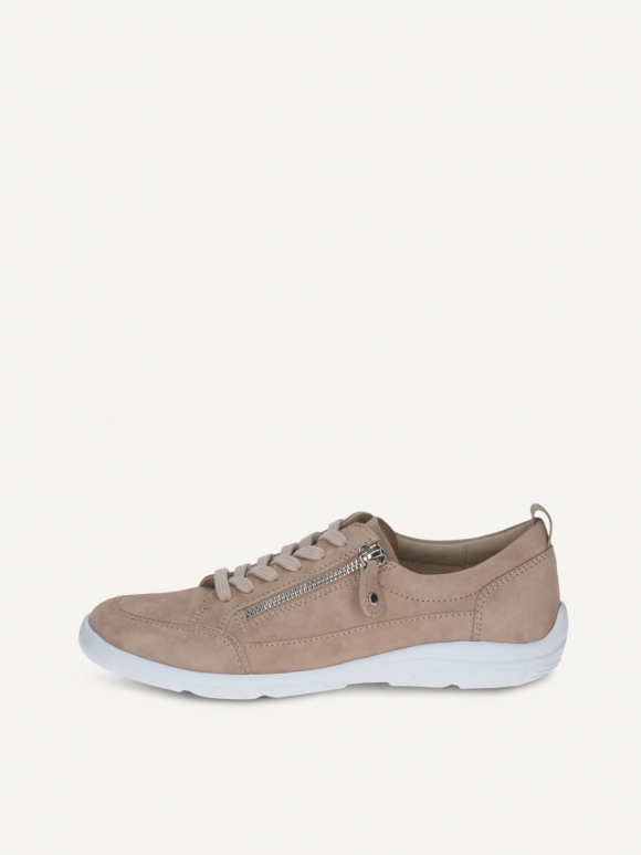 Caprice Sneaker - Cremefarbenes Wildleder
