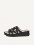 Caprice Pantolette - Schwarzes Nappa
