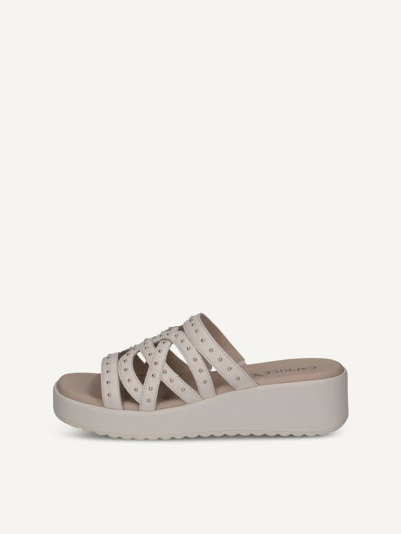 Caprice Pantolette - Offwhite-Nappa