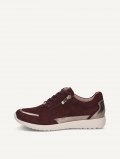 Caprice Sneaker - Bordeauxfarbener Kammleder
