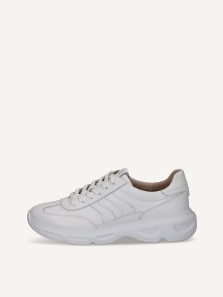 Caprice Sneaker - Weißes Nappaleder