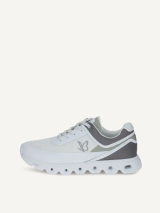 Caprice Sneaker - Cremefarbenes Kammleder