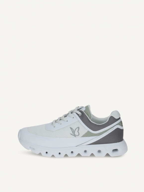 Caprice Sneaker - Cremefarbenes Kammleder