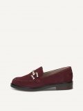 Caprice Slipper - Bordeaux-Wildleder