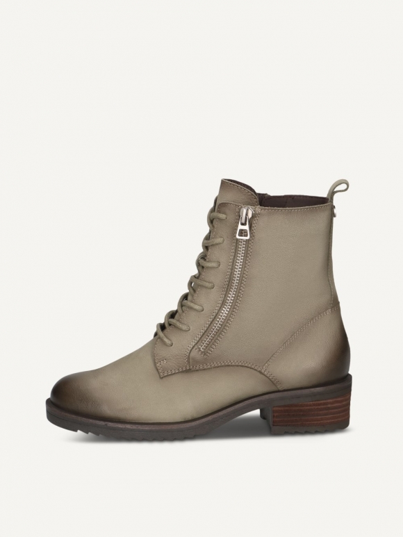 Caprice Stiefelette - Khaki-Nubukleder