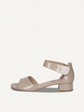 Caprice Sandalette - Beige Lackleder