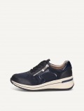 Caprice Sneaker - Ozeanfarbenes Kammleder