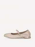 Caprice Ballerina - Ecru-Perlmuttleder