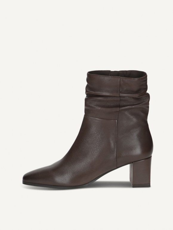 Caprice Stiefelette - Dunkelbraunes Nappa