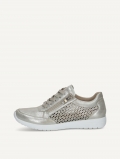 Caprice Sneaker - Silbernes Sue-Metallic