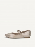 Caprice Ballerina - Off-White/Hellgold