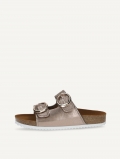Caprice Pantolette - Taupe Metallic