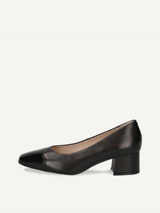 Caprice Pumps - Schwarzer Kammleder