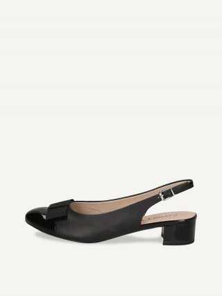 Caprice Slingpumps - Schwarzer Kamm
