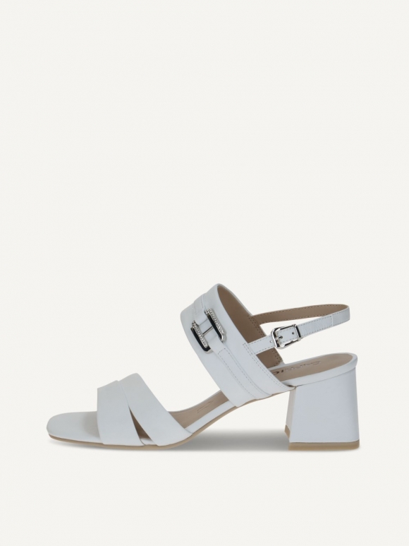 Caprice Sandalette - Weißes Nappa