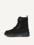Caprice Stiefelette - Schwarzes Nubukleder