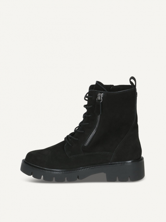 Caprice Stiefelette - Schwarzes Nubukleder