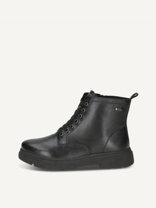 Caprice Stiefelette - Schwarzes Nappaleder