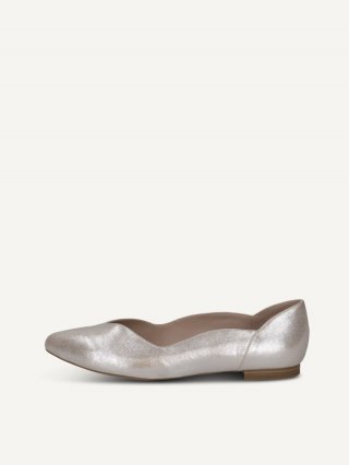 Caprice Pumps - Taupe-Metallic