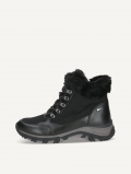 Caprice Stiefelette - Schwarzes Nappaleder Co