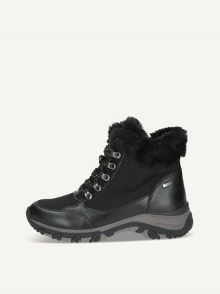 Caprice Stiefelette - Schwarzes Nappaleder Co