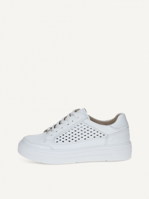 Caprice Sneaker - Weißes Nappaleder
