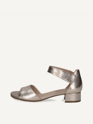 Caprice Sandalette - Platinmetall