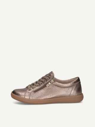 Caprice Sneaker - Taupe Metallic-Deer