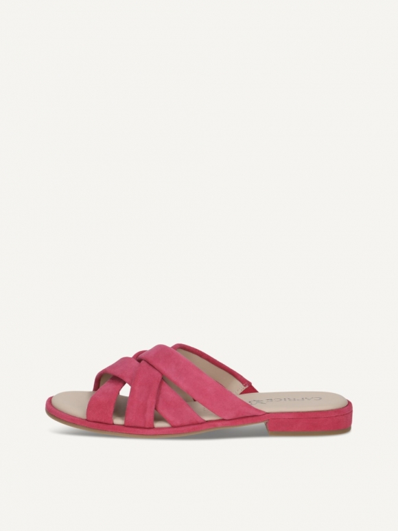 Caprice Pantolette - Rosa Wildleder