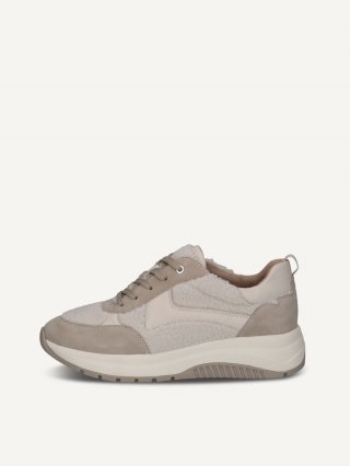 Caprice Sneaker - Offwhite/Pelz