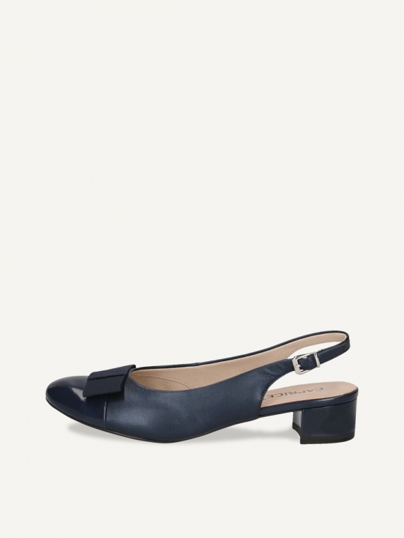 Caprice Slingpumps - Marineblauer Kamm