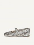 Caprice Ballerina - Platin-Metallic