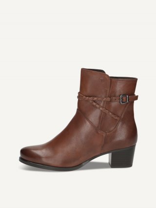 Caprice Stiefelette - Cognac-Nappaleder