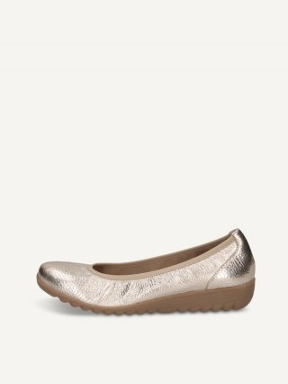 Caprice Ballerina - Hellgoldenes Hirschleder