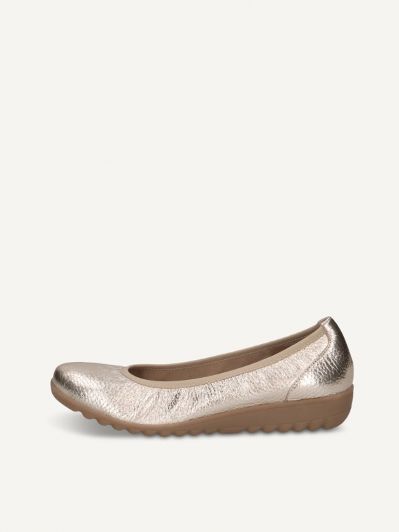 Caprice Ballerina - Hellgoldenes Hirschleder