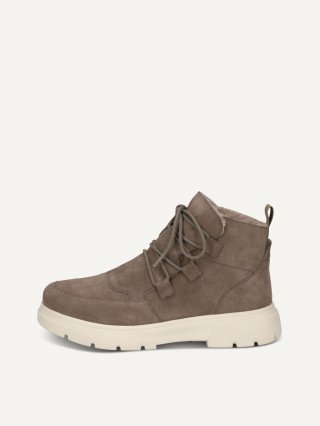 Caprice Stiefelette - Dunkeltaupefarbenes Wildleder