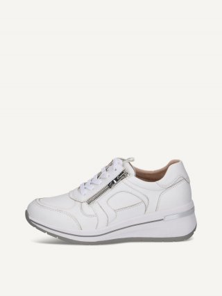 Caprice Sneaker - Weißes Nappaleder
