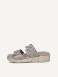 Caprice Pantolette - Offwhite/Silber