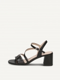 Caprice Sandalette - Schwarzes Nappaleder