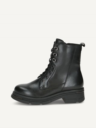 Caprice Stiefelette - Schwarzes Nappaleder