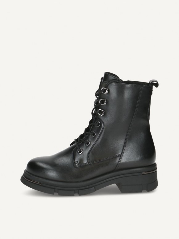 Caprice Stiefelette - Schwarzes Nappaleder