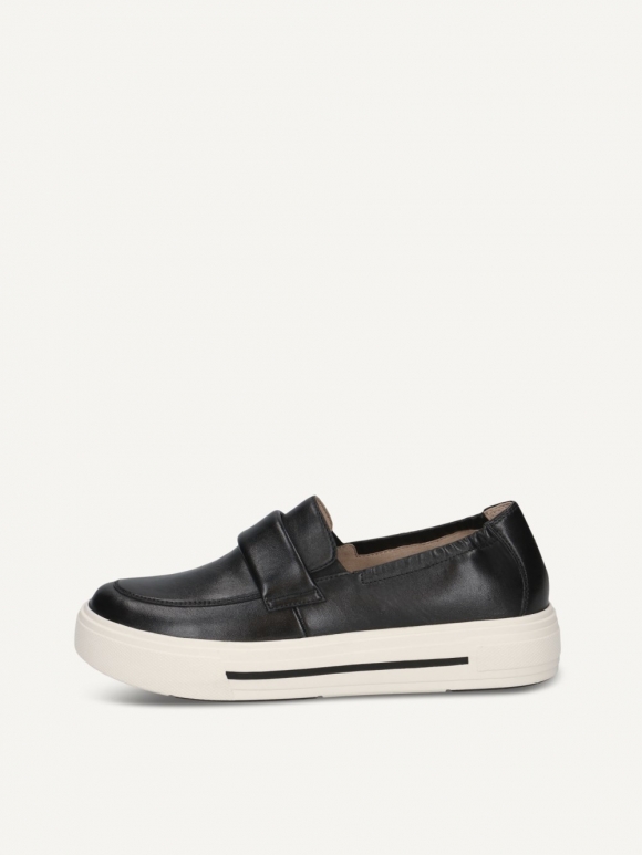 Caprice Sneaker - Schwarzes Nappaleder