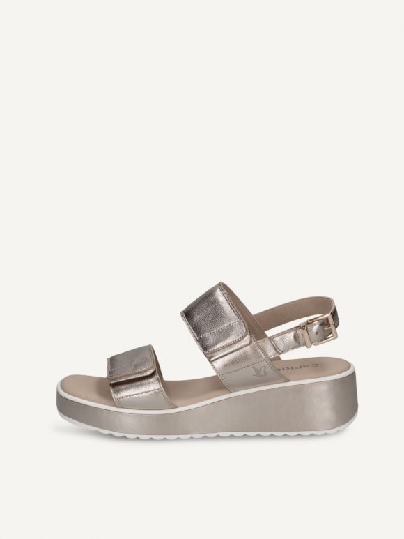Caprice Sandale - Taupe Metallic